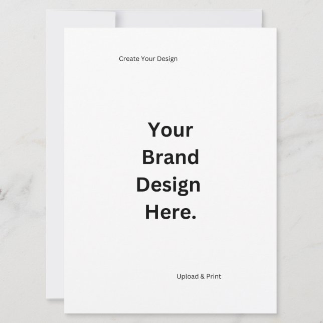 Crie seu próprio Design e Impressão (Frente)