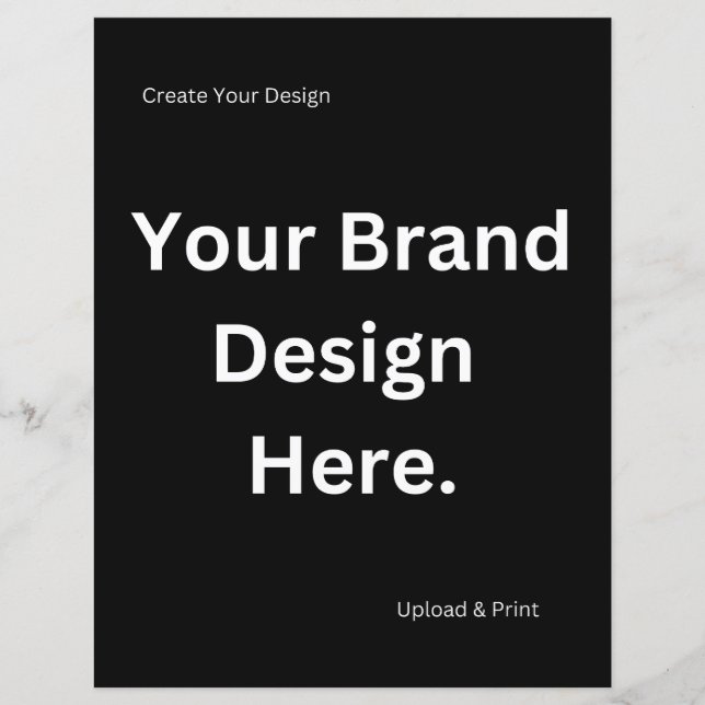 Crie Seu Próprio Design e Imprima Folha de Papel (Frente)