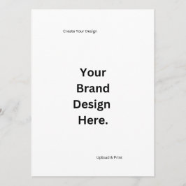 Crie Seu Próprio Design e Imprima Menu Plano