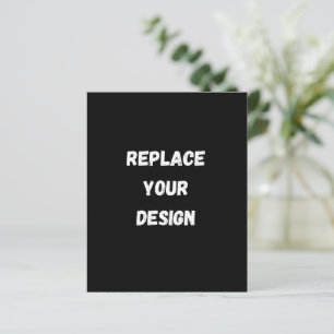 Crie seu próprio design personalizado preto