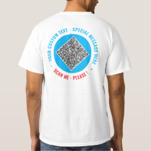 Crie seu próprio exemplo de Camisa de Código QR co