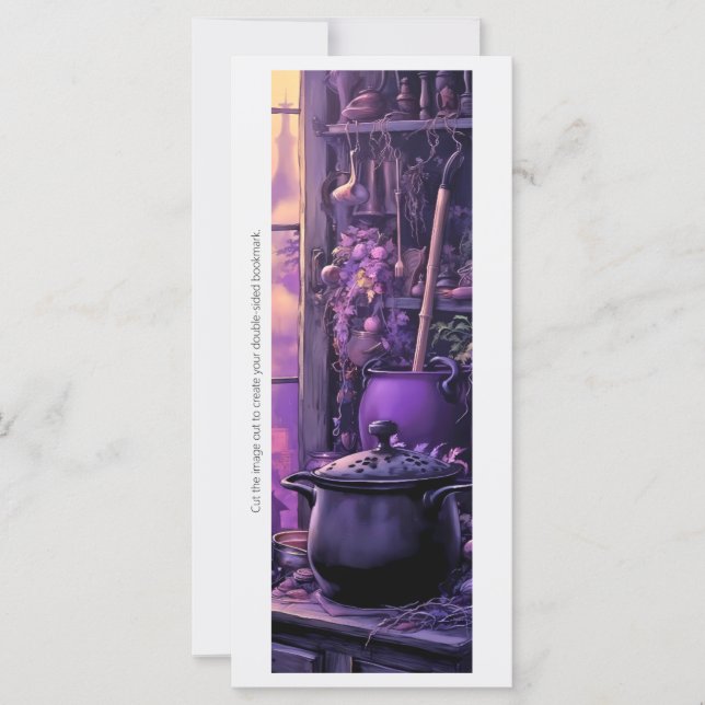 Crie seu próprio favorito mágico roxo (Frente)