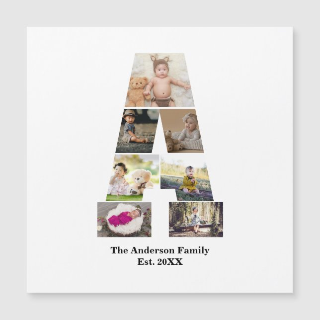 Crie Seu Próprio Letreiro de Foto Colagem A (Frente)