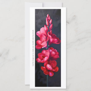 Crie seu próprio marcador de Gladiolus Vermelho Pi