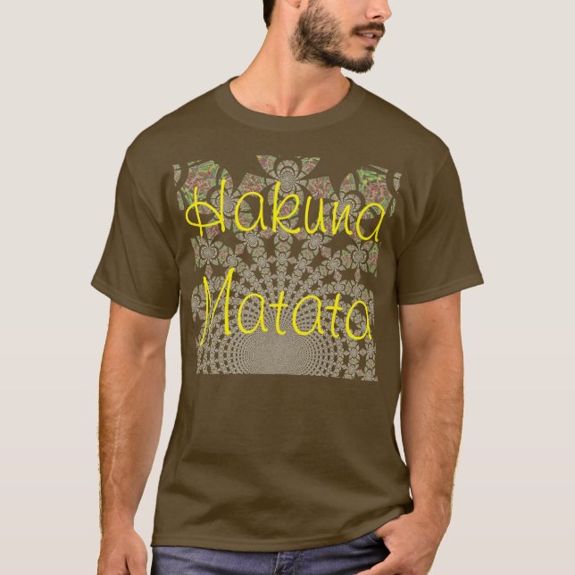 Crie seu próprio Modelo de Camisa Básica Hakuna Ma (Frente)