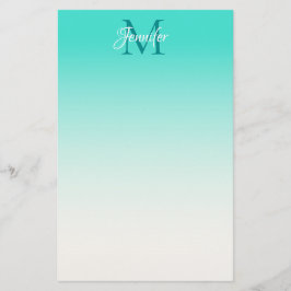 Crie Seu Próprio Monograma Ombre Personalizado