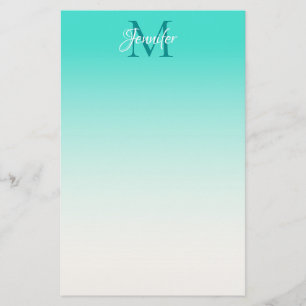 Crie Seu Próprio Monograma Ombre Personalizado