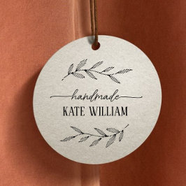 Crie seu próprio nome feito à mão Carimbo de borra