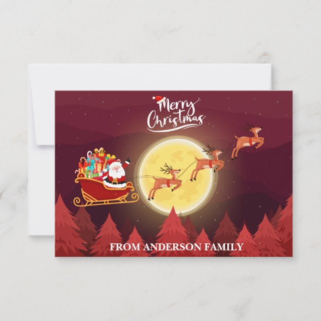 Crie seu próprio nome personalizado e seu cartão d (Frente)