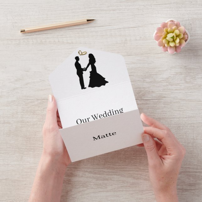 Crie Seu Próprio Nosso RSVP de Casamento Branco (Vídeo)