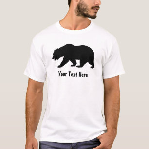 Crie seu próprio Papá Engraçado Nome Urso T-Shirt
