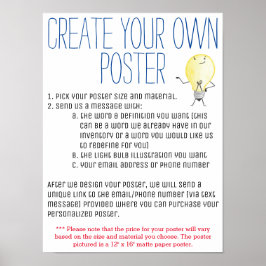 Crie seu próprio Poster