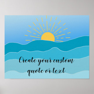 crie seu próprio poster