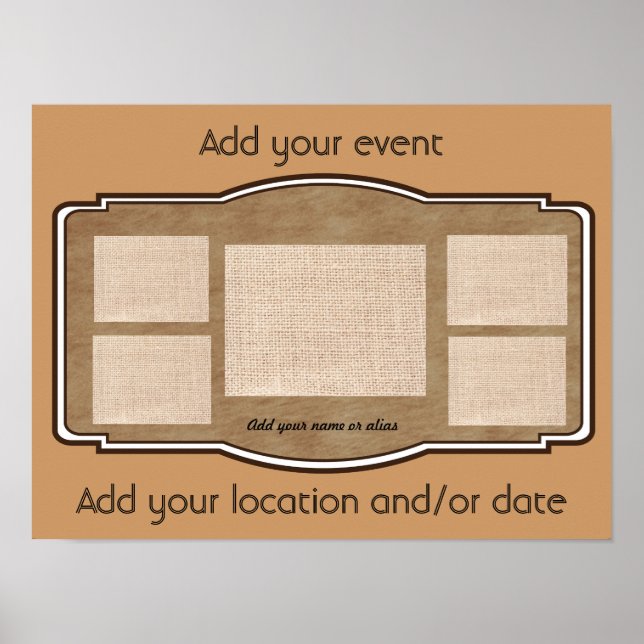 Crie seu próprio Poster (Frente)