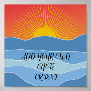 crie seu próprio poster