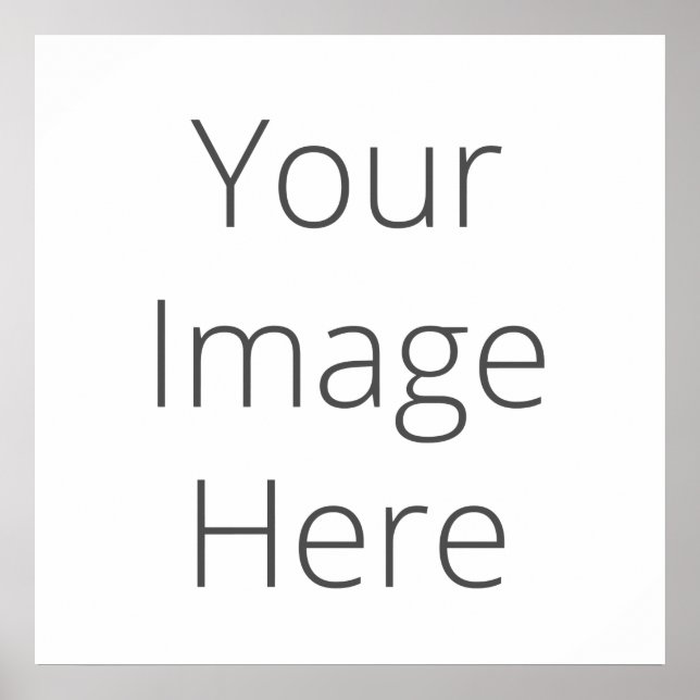 Crie seu próprio Poster de 24" x 24" (Frente)