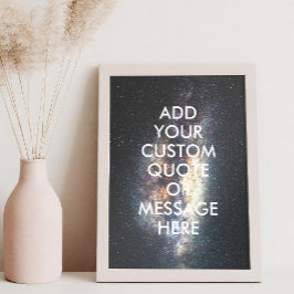 Crie seu próprio poster de citação