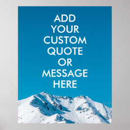 Crie seu próprio poster de citação