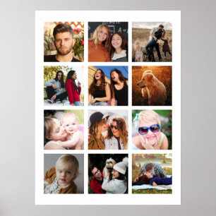 Crie seu próprio Poster de Colagem de Fotos 12 Qu