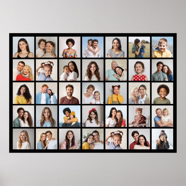 Crie seu próprio Poster de Colagem de Fotos 35 (Frente)