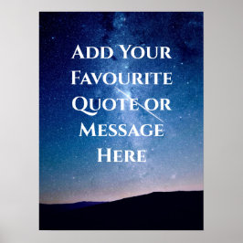 Crie seu próprio Poster de cotação Inspiracional p