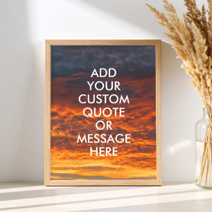 Crie seu próprio Poster de cotação motivacional