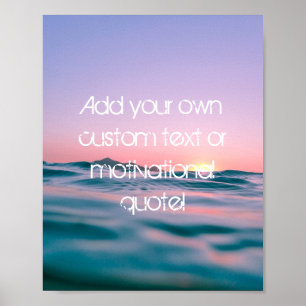 Crie seu próprio Poster de Cotação Personalizada -