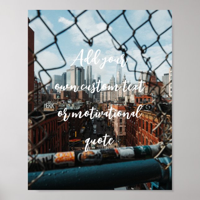 Crie seu próprio Poster de cotação personalizada (Frente)
