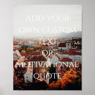 Crie seu próprio Poster de cotação personalizada