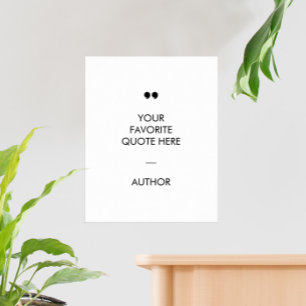 Crie seu próprio Poster de cotação personalizada