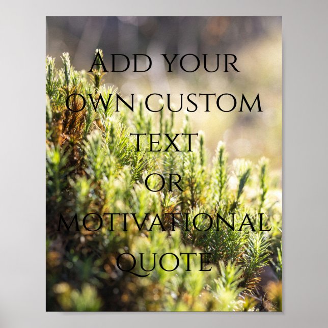 Crie seu próprio Poster de cotação personalizada (Frente)