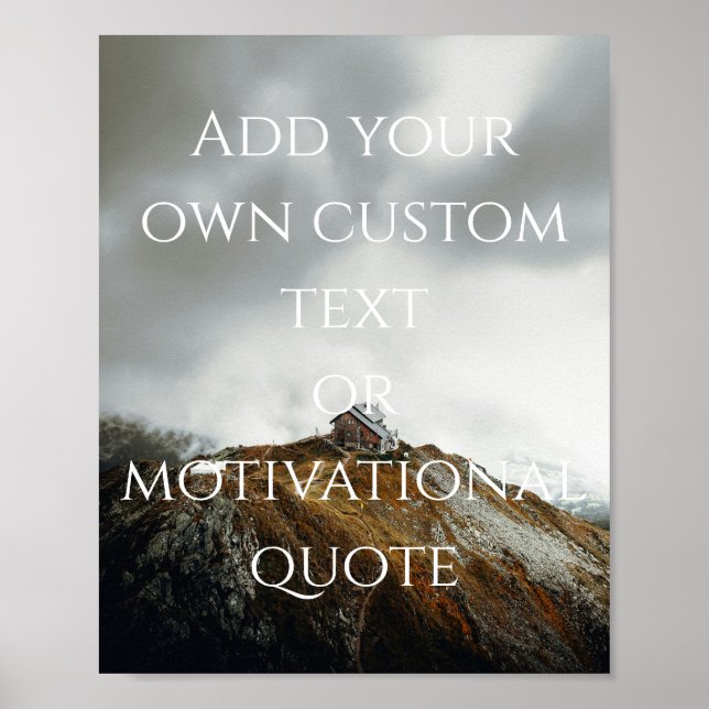 Crie seu próprio Poster de cotação personalizada (Frente)
