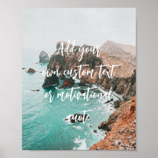 Crie seu próprio Poster de cotação personalizada