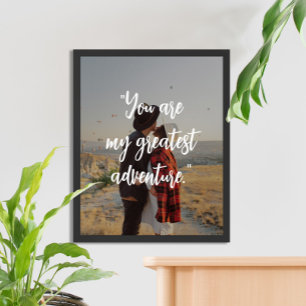 Crie seu próprio Poster de Fotografia de Cotação P