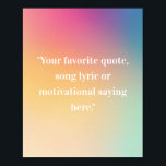 Crie seu próprio Poster de orçamento<br><div class="desc">Crie sua própria citação personalizada de arte poster. Possui tipografia minimalista de máquina de escrever.</div>