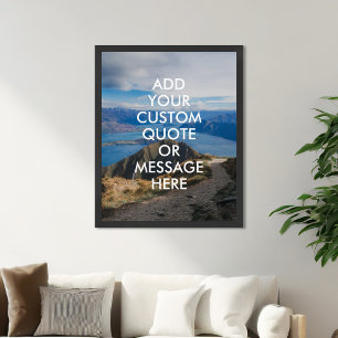 Crie seu próprio Poster de orçamento