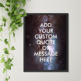 Crie seu próprio Poster de orçamento