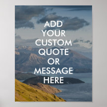 Crie seu próprio Poster de orçamento