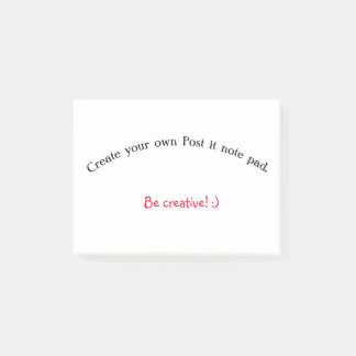 Crie seu próprio posto, seu bloco de notas