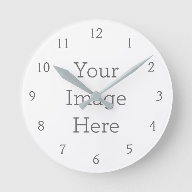 Wall Clock, Acrílico 20,3 cm (Frente)