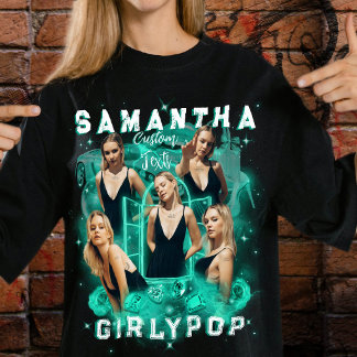 Crie seu próprio Retro Teal Bootleg Camiseta de Ra