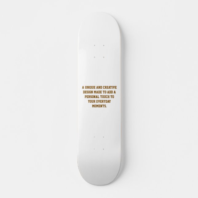 Crie Seu Próprio SkateBoard (Frente)