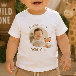 Crie seu próprio T-Shirt de 1º Aniversário Wild On