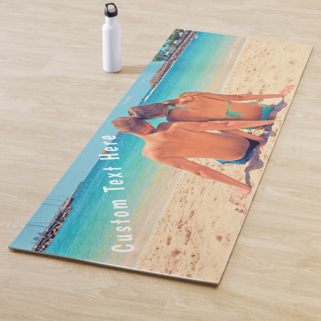 Crie Seu Próprio Tapete de Yoga com Foto e Texto P (In Situ)