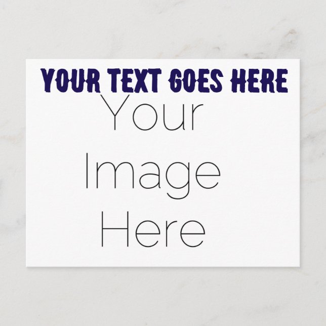 crie seu próprio texto de foto Cartão postal (Frente)