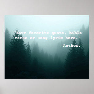 Crie seu próprio texto e imagem de Poster de cotaç