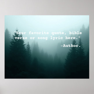 Crie seu próprio texto e imagem de Poster de cotaç