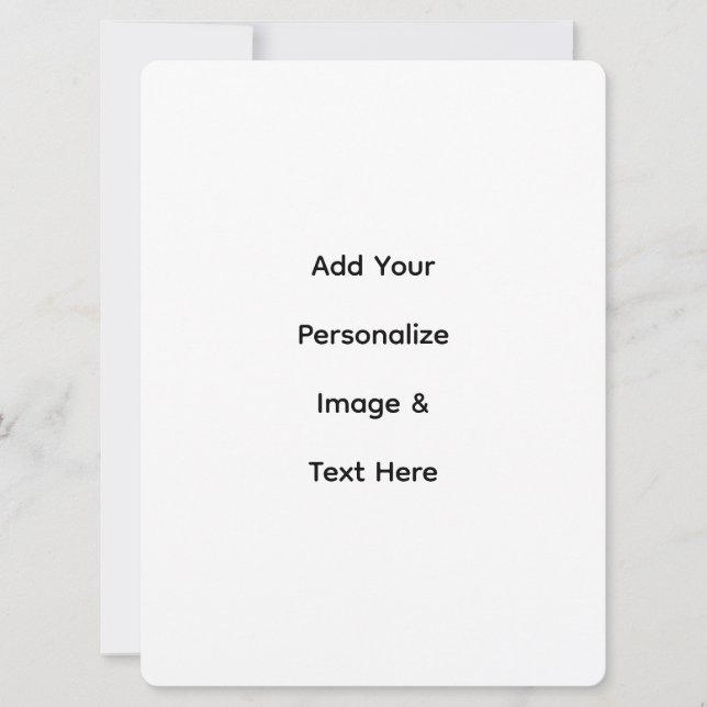 crie seu próprio texto personalizado 6,5" x 8,7 ca (Frente)