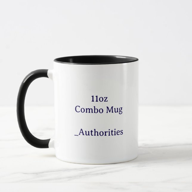 Crie Seu Próprios Conjunto de Caneca de 11oz (Esquerda)