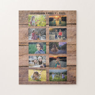 Crie seu quebra-cabeça de colagem de fotos da fam